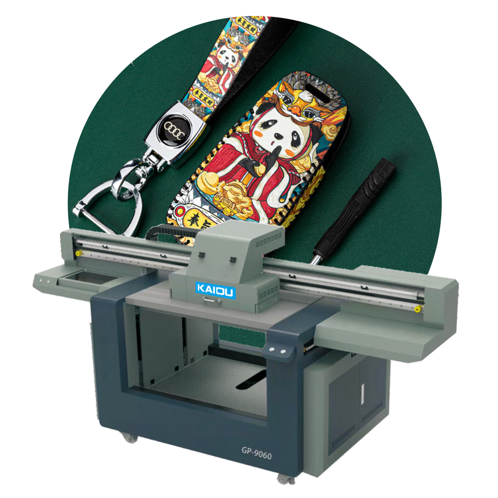 La diferencia de altura de la impresora UV9060 puede levantar una plataforma de impresión de 50 cm