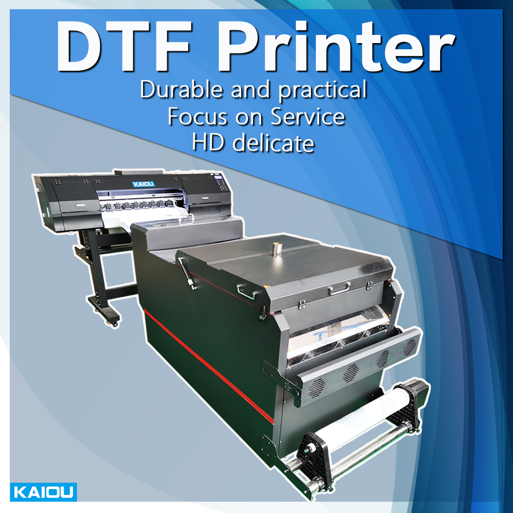 Impresora dtf de impresión de camisetas kaiou, máquina DTF de impresión en rollo de 60 cm