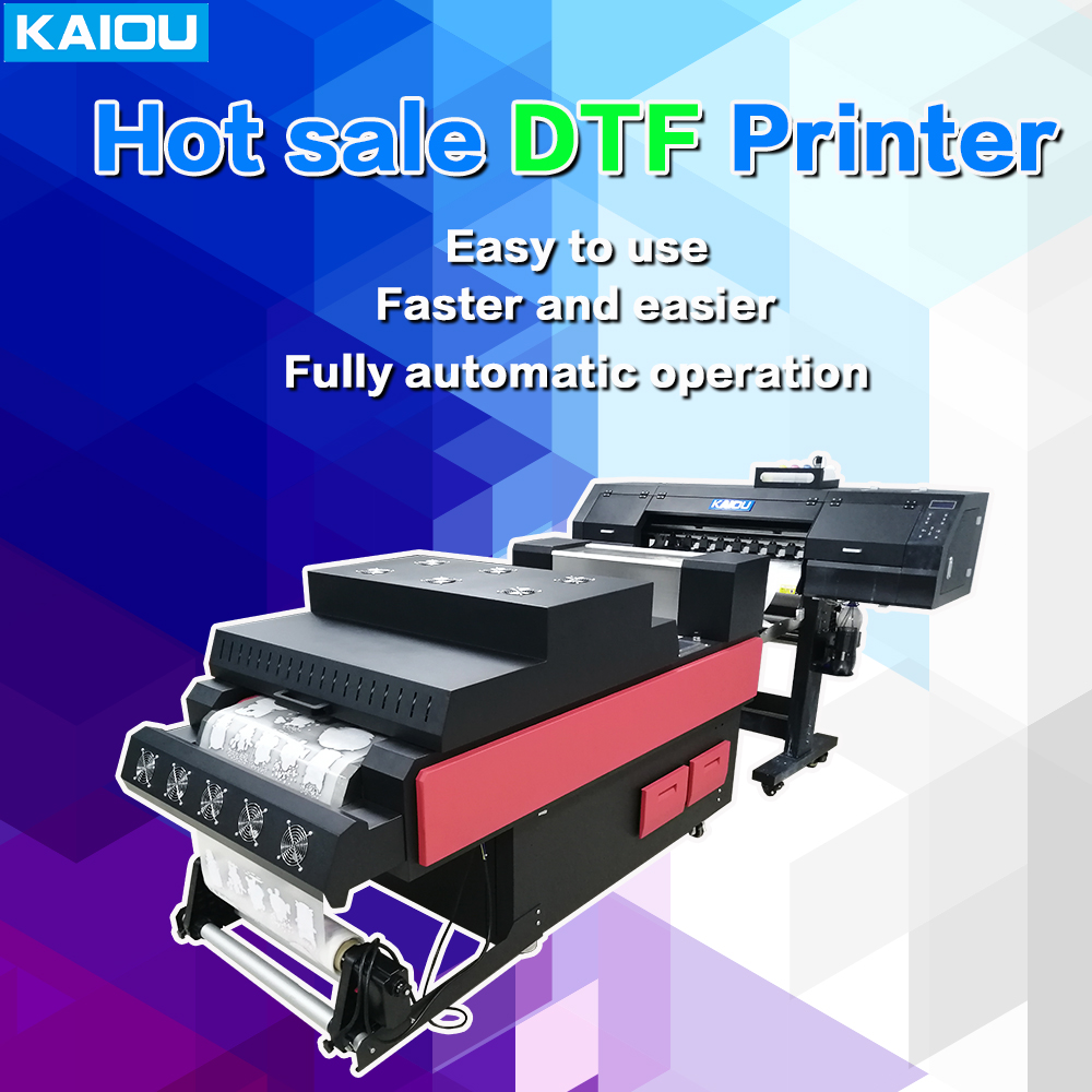 KAIOU Impresora DTF de gran formato para camisetas con 4 cabezales