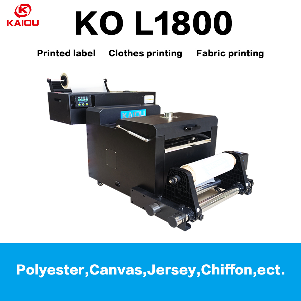 Impresora kaiou 30cm a3 L1800 DTF, máquina de impresión de camisetas