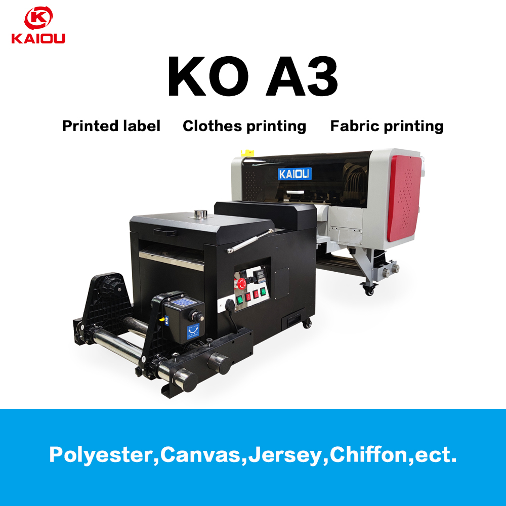Cabezal de impresión kaiou XP600 Impresora de impresión de camisetas DTF de 30 cm